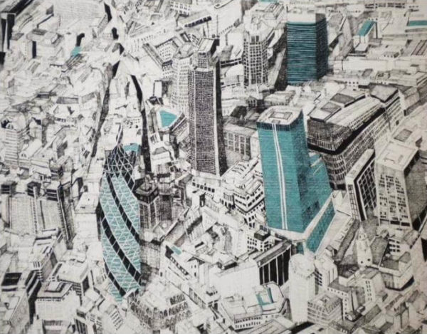 Aerial View of City Business - Clare Halifax
