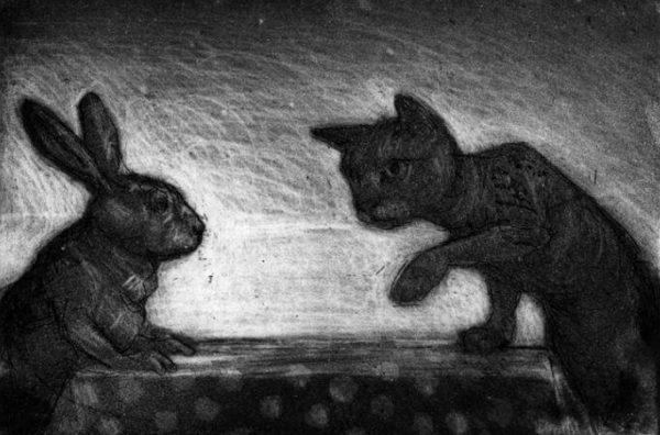 Cat and Rabbit - Chris Salmon