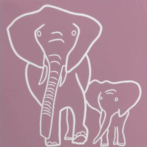 Elephant mother and baby - Jane Bristowe