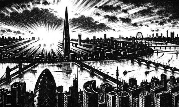 Thames Sunset - John Duffin
