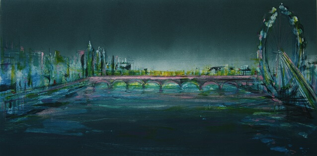 Clare Grossman | Blue Nocturne The Thames at Night