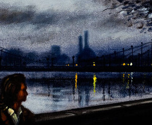River Thames - Albert Bridge Night - John Duffin