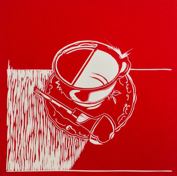 Tea &Tools I Red Linocutter - Molly Okell