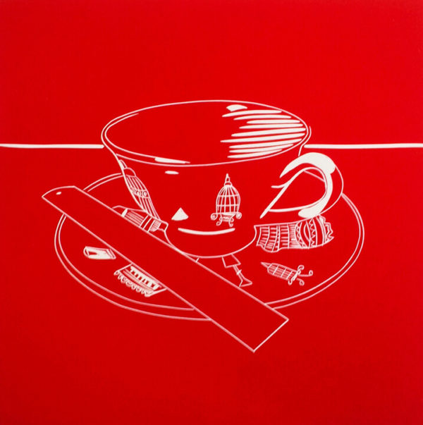Tea & Tools III Red Ruler - Molly Okell