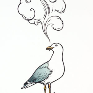 Smoking Seagull - Nick Morley