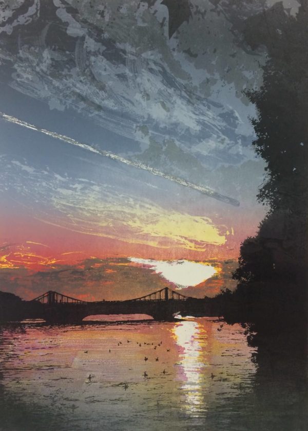 Chelsea Bridge Sunset - Steve Edwards