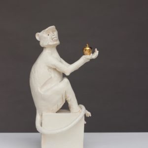 Small monkey offering I - Alison Coaten