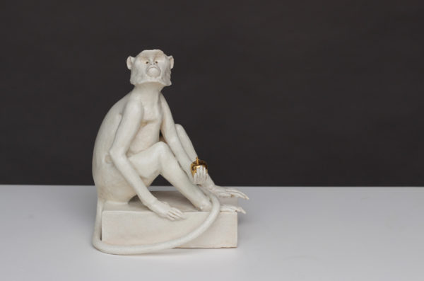 Small monkey offering II - Alison Coaten